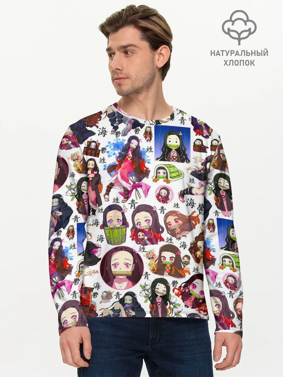 Мужской лонгслив базовый / НЕЗУКО