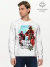 Мужской лонгслив базовый / Grand Theft Auto ограбление