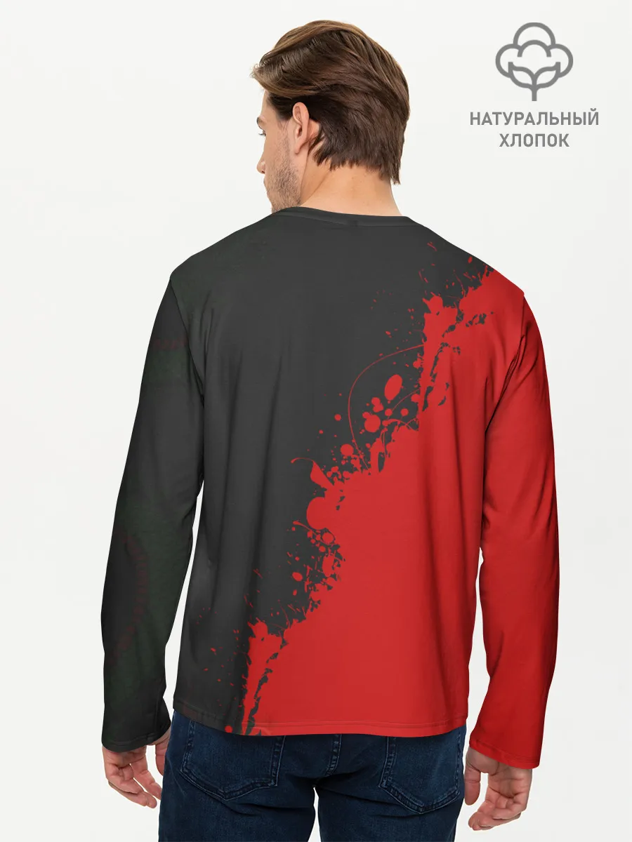Мужской лонгслив базовый / Chinese dragon