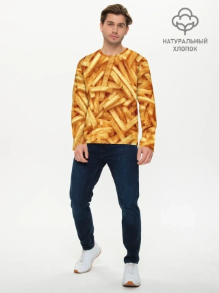 Мужской лонгслив базовый / Картошечка ФРИ