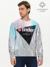 Мужской лонгслив базовый / Тиндер | Tinder Swipe Right