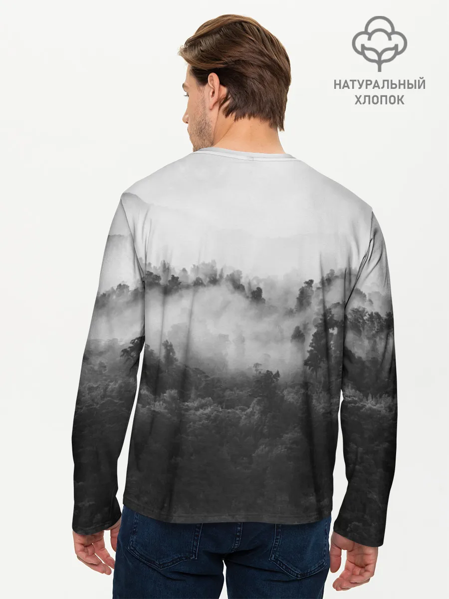 Мужской лонгслив базовый / Лес