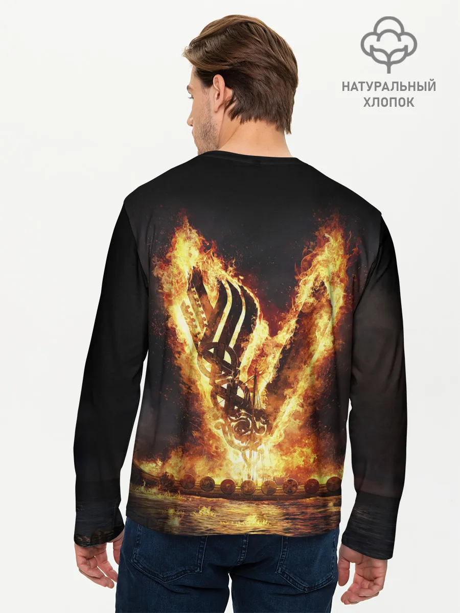 Мужской лонгслив базовый / ВИКИНГИ | VIKINGS | V