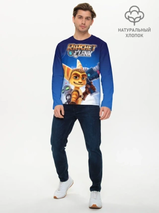 Мужской лонгслив базовый / Рэтчет и Кланr