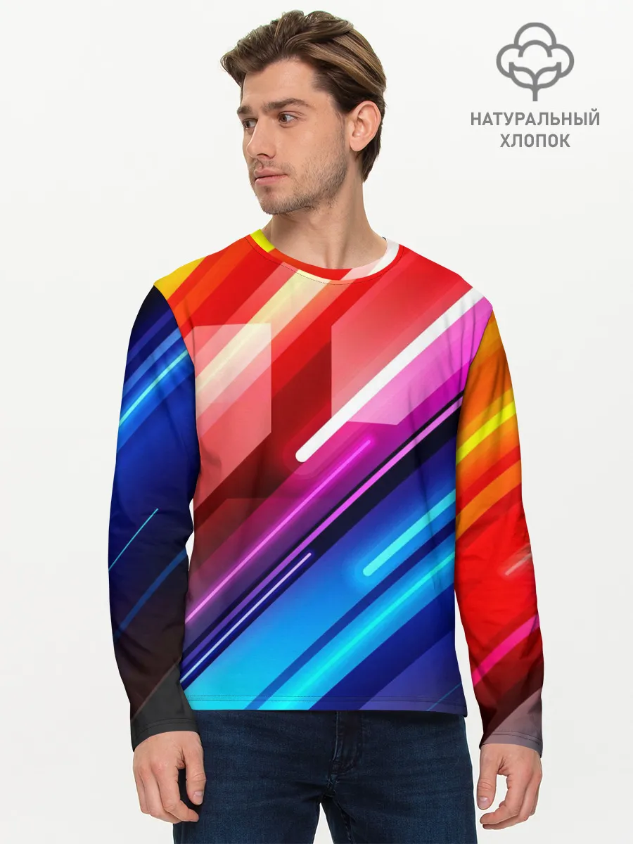 Мужской лонгслив базовый / НЕОН
