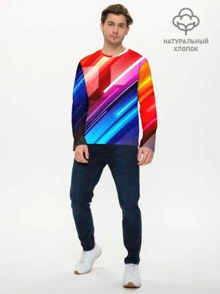 Мужской лонгслив базовый / НЕОН