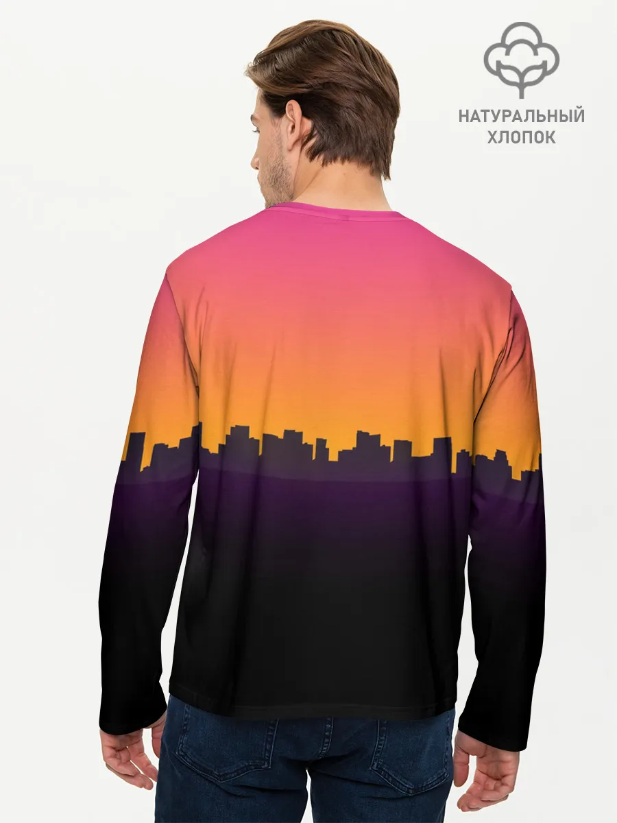 Мужской лонгслив базовый / Grand Theft Auto vice