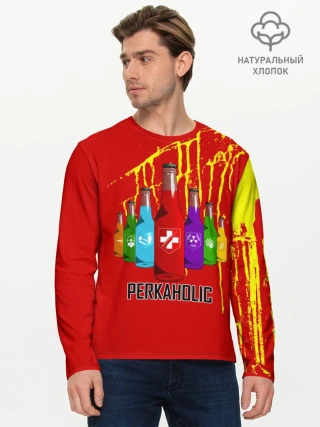 Мужской лонгслив базовый / PERKAHOLIC