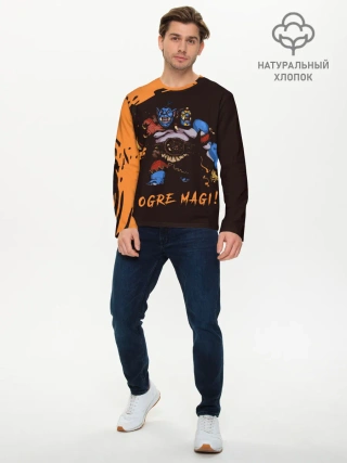 Мужской лонгслив базовый / Огр | Dota 2