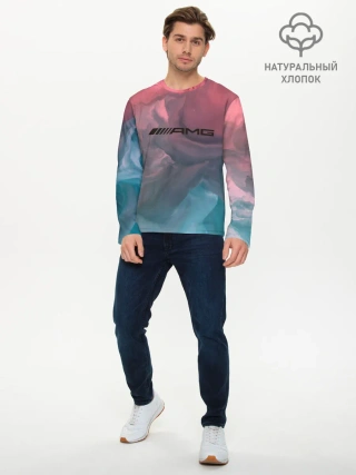 Мужской лонгслив базовый / MERCEDES AMG | МЕРСЕДЕС АМГ