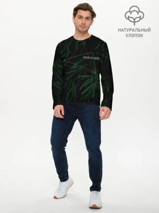 Мужской лонгслив базовый / Дизайн без дизайна | Design