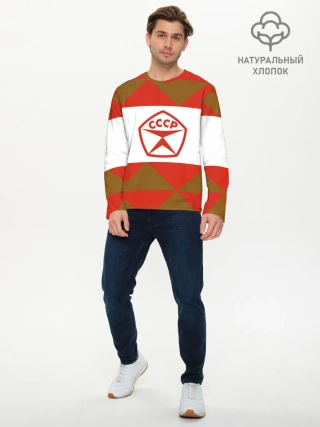 Мужской лонгслив базовый / Советское печенье