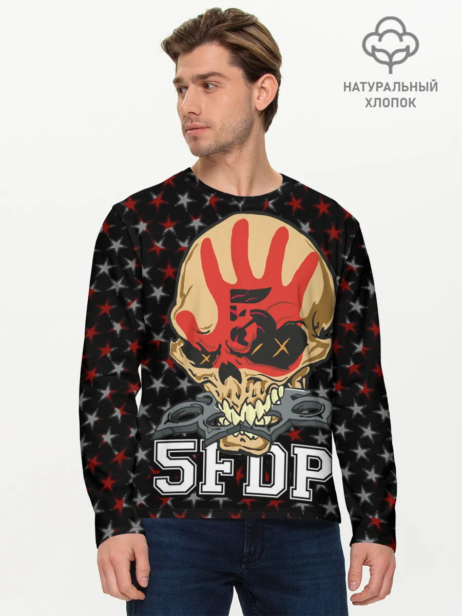 Мужской лонгслив базовый / Five Finger Death Punch [3]