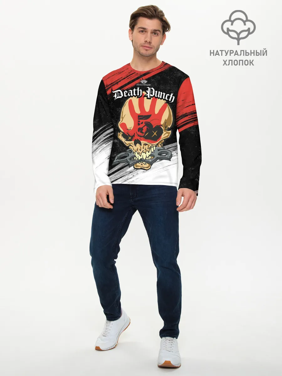 Мужской лонгслив базовый / Five Finger Death Punch [7]