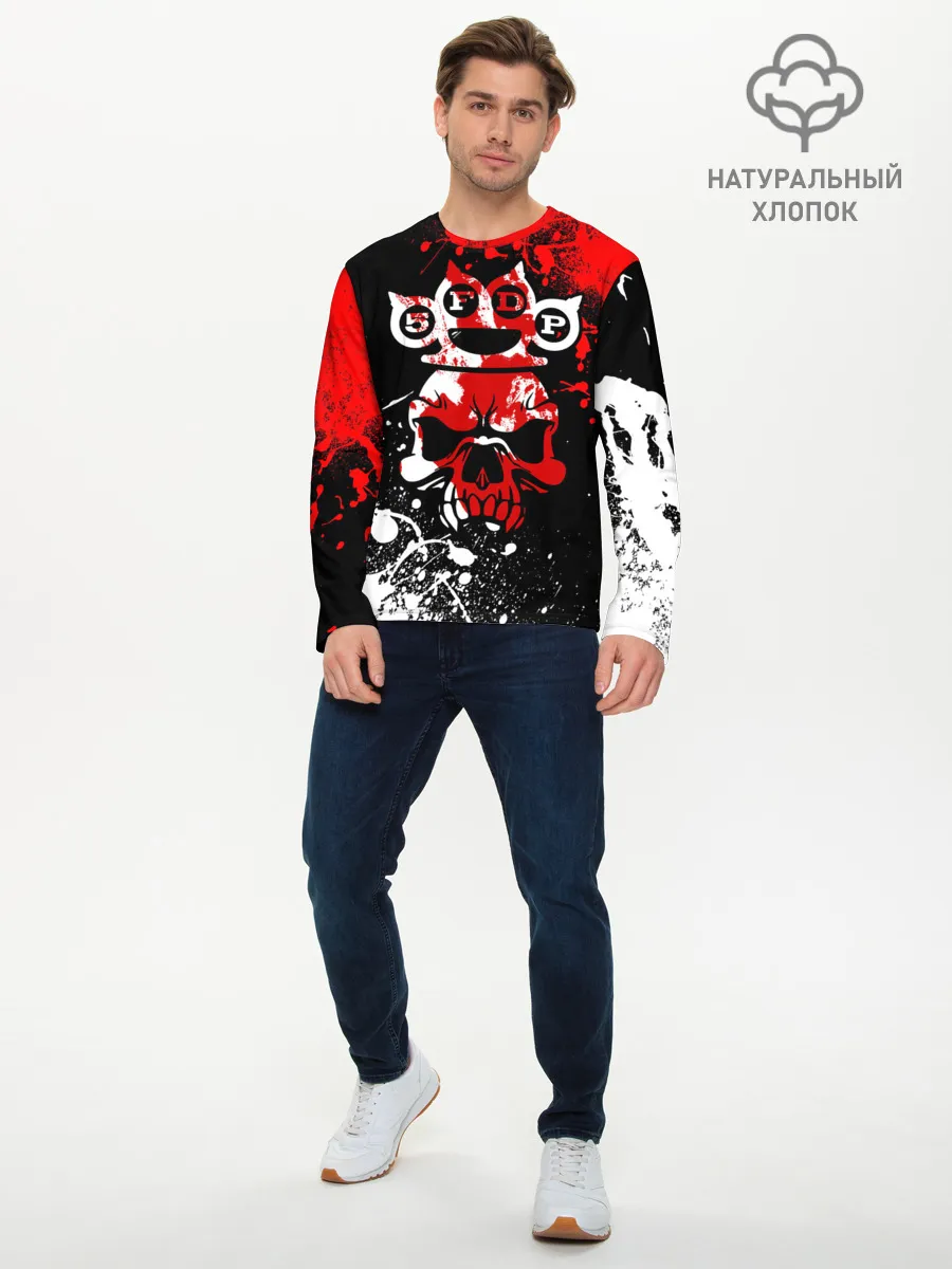 Мужской лонгслив базовый / Five Finger Death Punch [8]