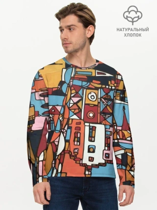 Мужской лонгслив базовый / Франкфурт