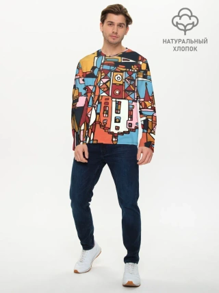 Мужской лонгслив базовый / Франкфурт