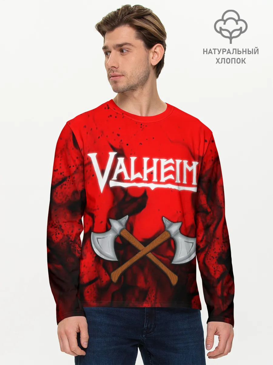 Мужской лонгслив базовый / VALHEIM