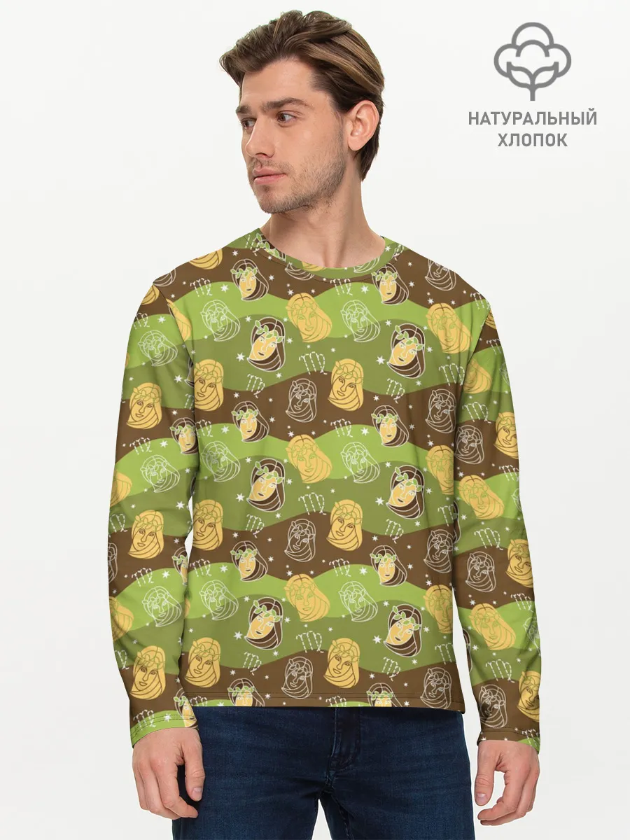 Мужской лонгслив базовый / Дева