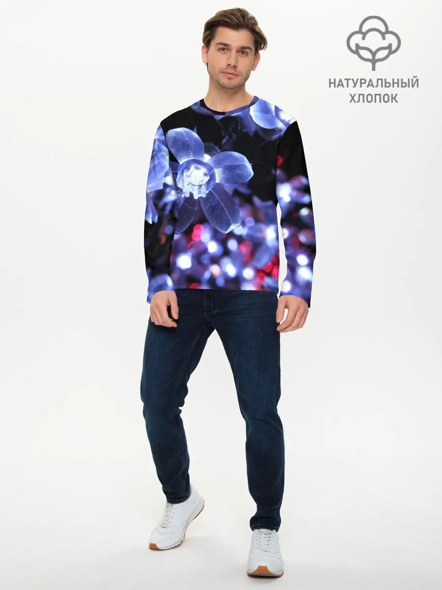 Мужской лонгслив базовый / Неоновые цвета