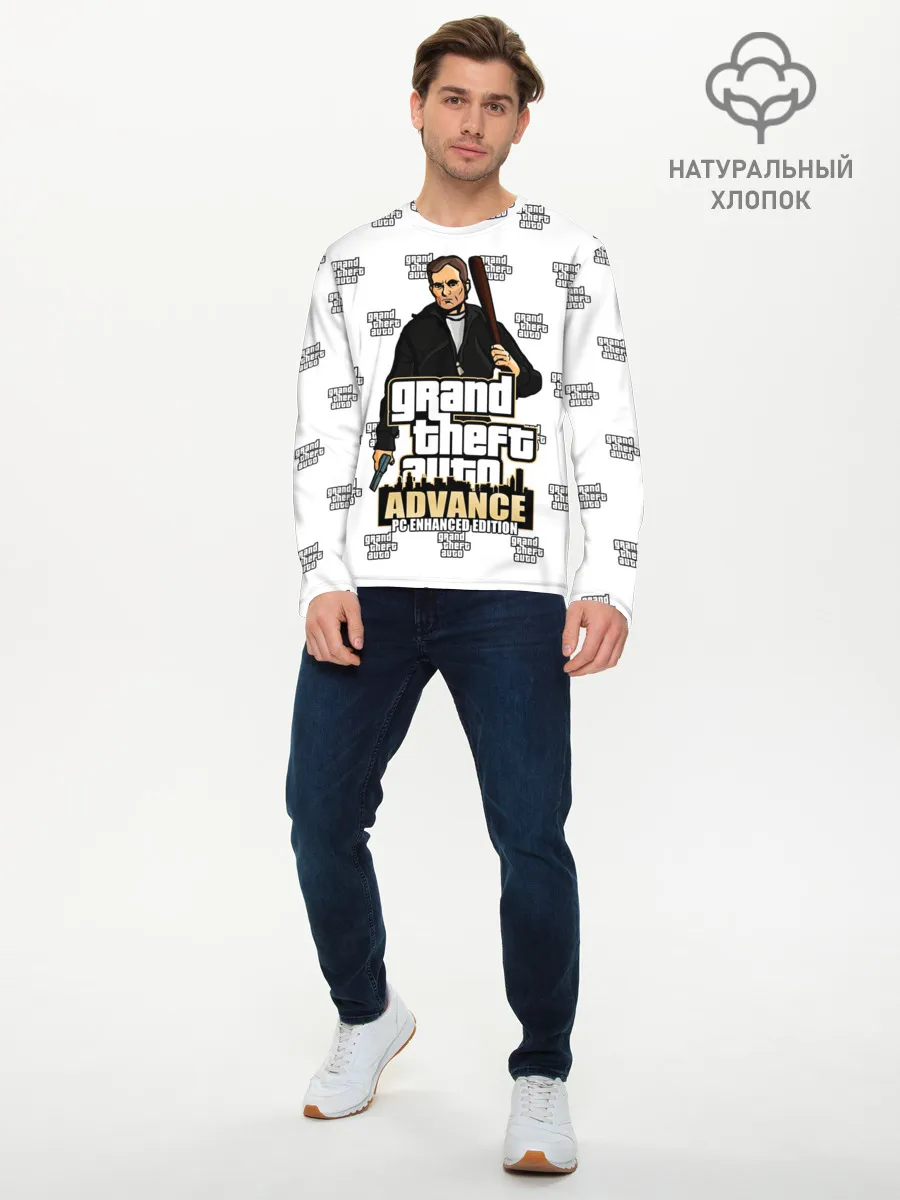 Мужской лонгслив базовый / Grand Theft Auto ADVANCE