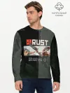 Мужской лонгслив базовый / Rust | Мамкин Рейдер | Раст
