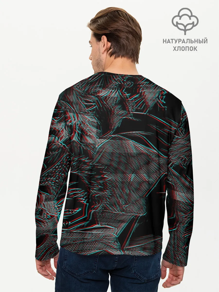 Мужской лонгслив базовый / Jujutsu Kaisen | Glitch