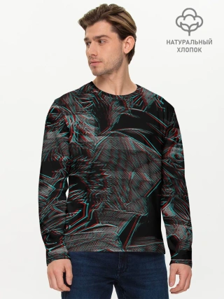 Мужской лонгслив базовый / Jujutsu Kaisen | Glitch