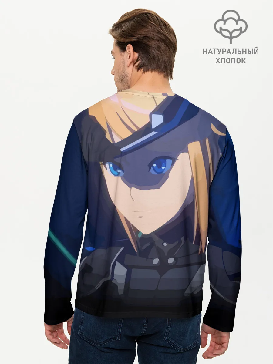 Мужской лонгслив базовый / Тихоокеанский рубеж