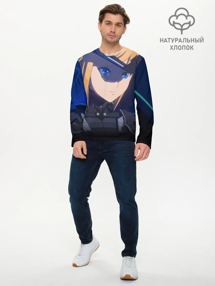 Мужской лонгслив базовый / Тихоокеанский рубеж