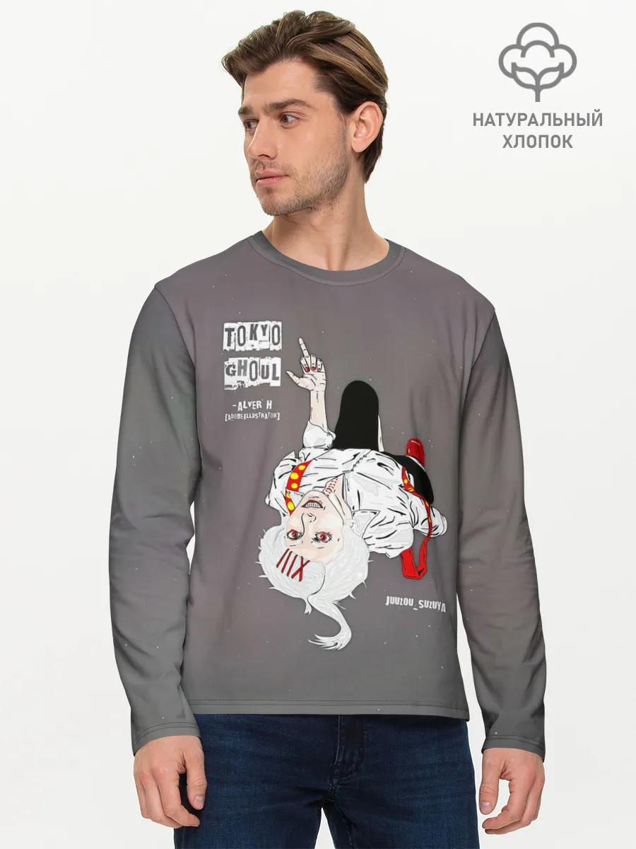 Мужской лонгслив базовый / JUUZOU SUZUYA | Tokyo Ghoul