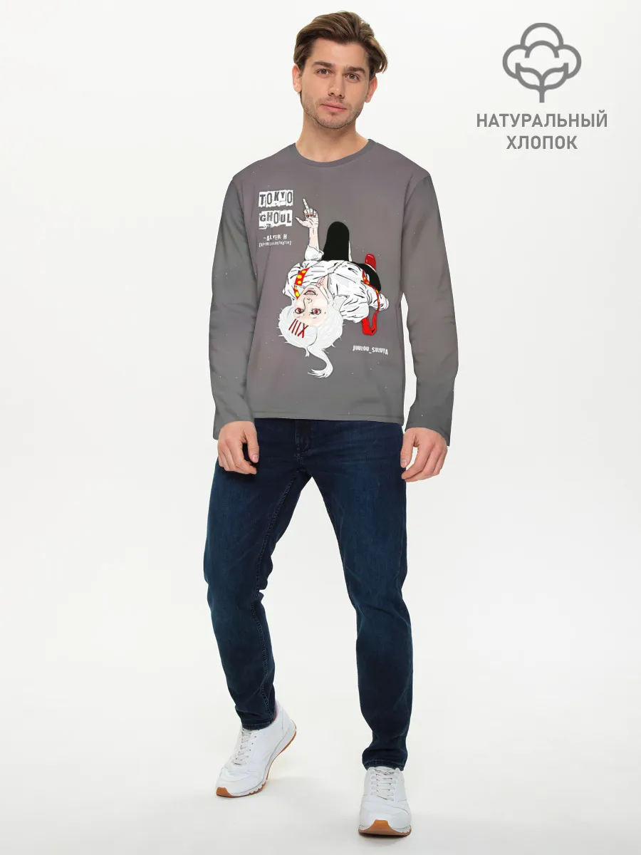 Мужской лонгслив базовый / JUUZOU SUZUYA | Tokyo Ghoul