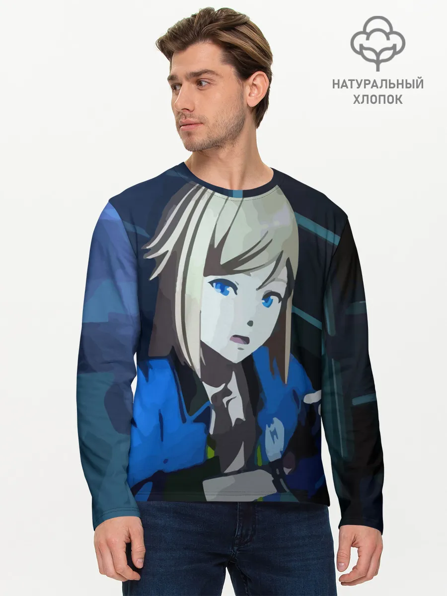 Мужской лонгслив базовый / Тихоокеанский рубеж