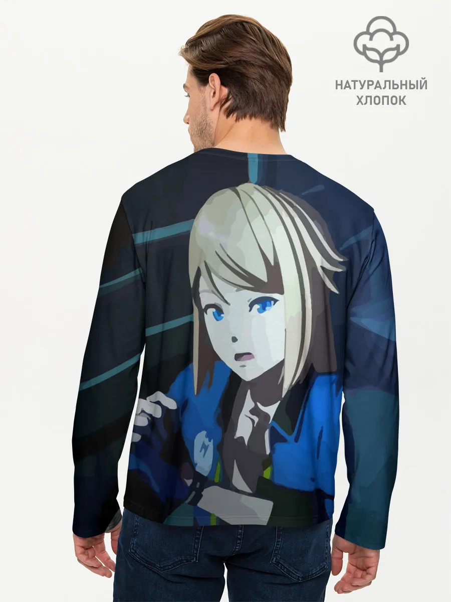 Мужской лонгслив базовый / Тихоокеанский рубеж