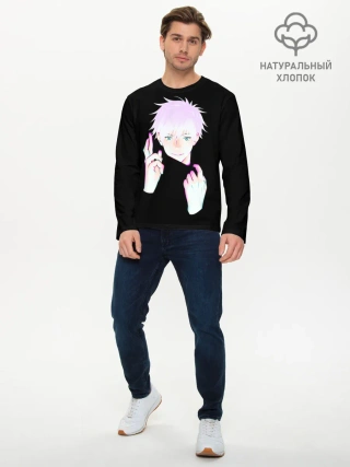 Мужской лонгслив базовый / ГОДЖО САТОРУ | GOJO SATORU