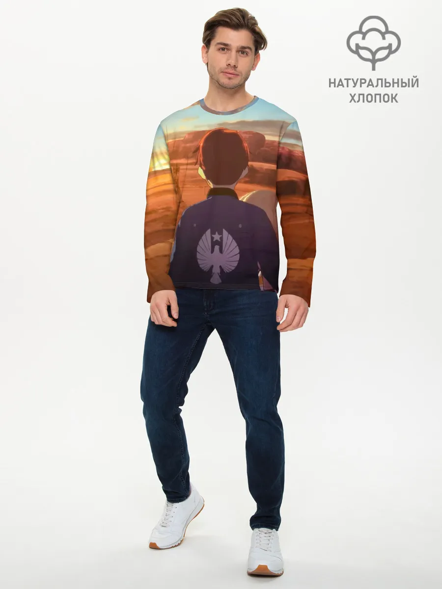 Мужской лонгслив базовый / Тихоокеанский рубеж