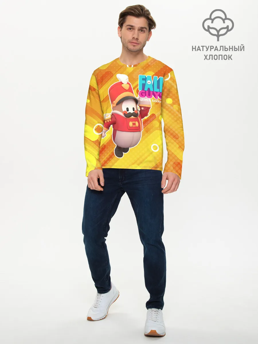 Мужской лонгслив базовый / FALL GUYS | Щелкунчик