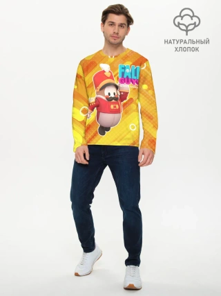Мужской лонгслив базовый / FALL GUYS | Щелкунчик