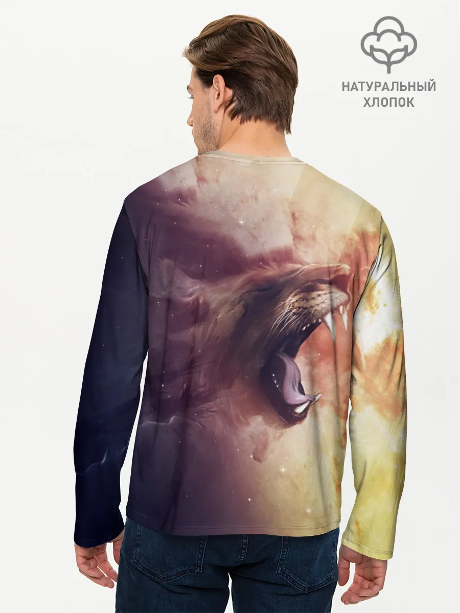 Мужской лонгслив базовый / TIGER ROAR