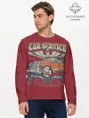 Мужской лонгслив базовый / CAR SERVICE