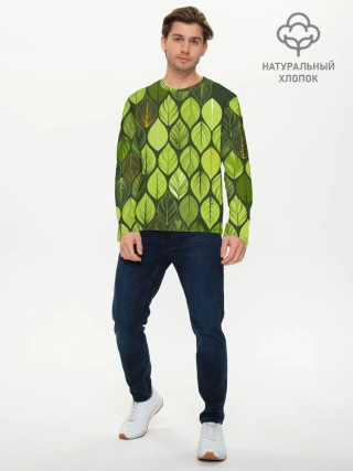 Мужской лонгслив базовый / ЛЕСНАЯ БРОНЯ