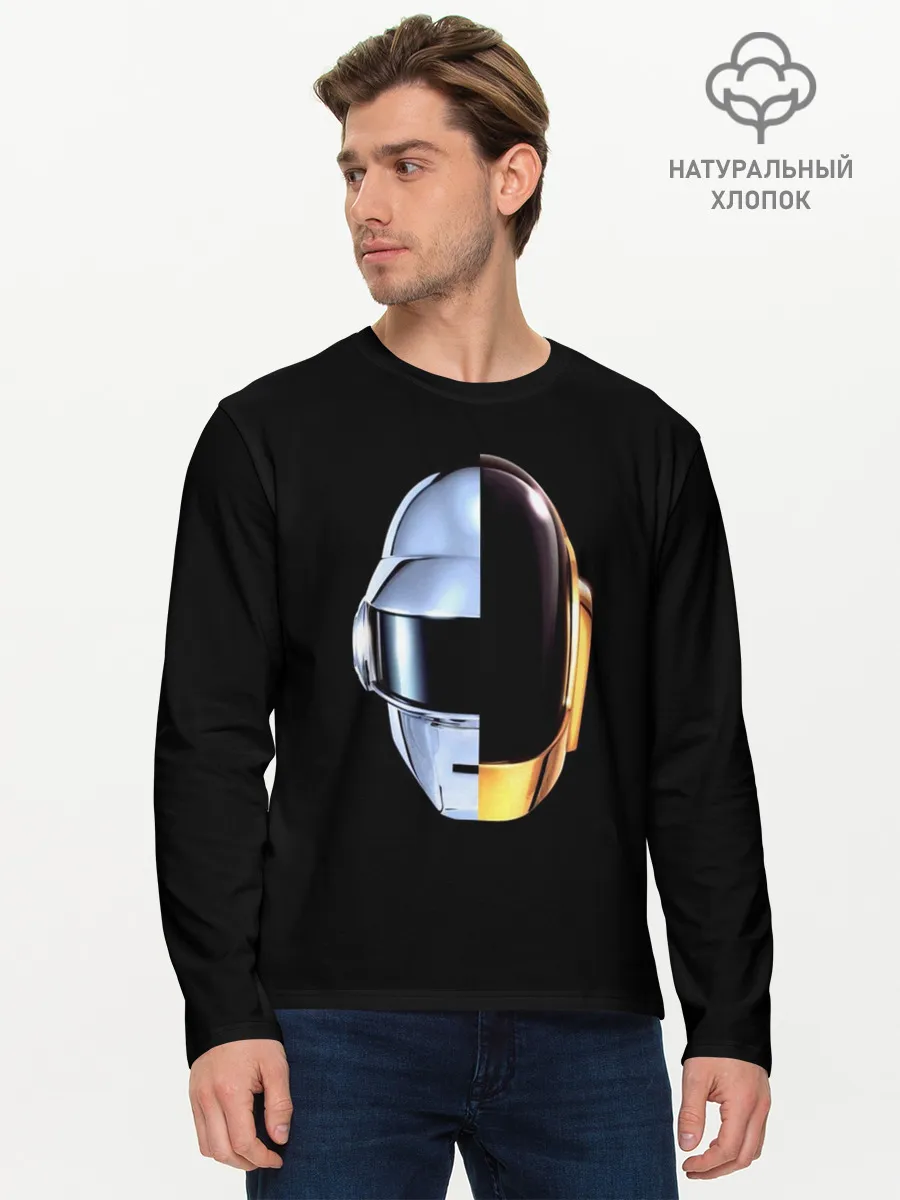 Мужской лонгслив базовый / Daft Punk