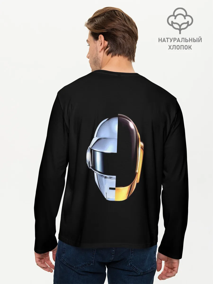 Мужской лонгслив базовый / Daft Punk