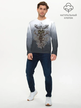 Мужской лонгслив базовый / Леший