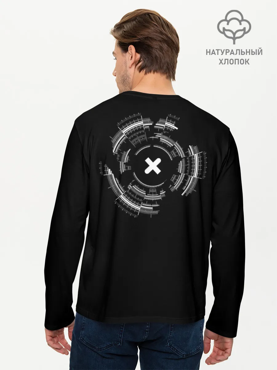Мужской лонгслив базовый / Андроид XBOT 4000