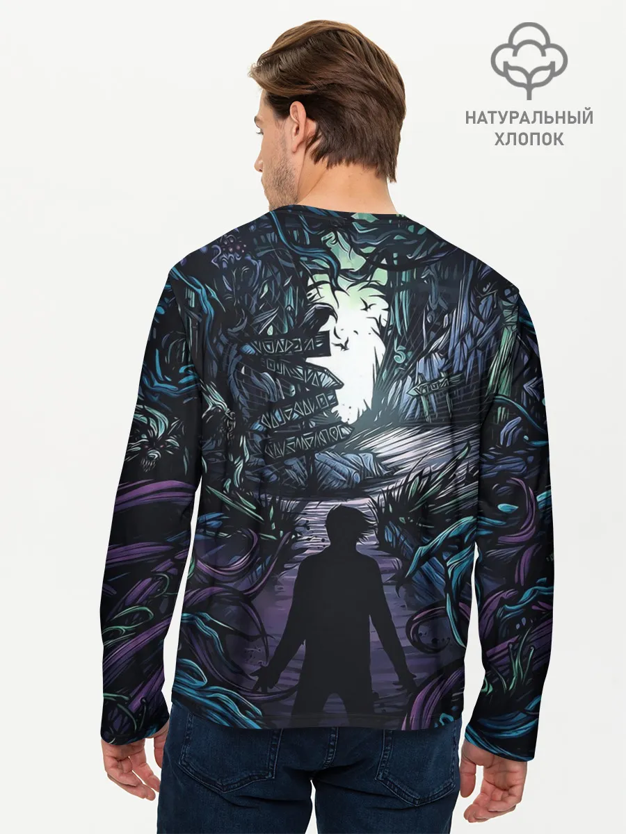 Мужской лонгслив базовый / Мистический Лес