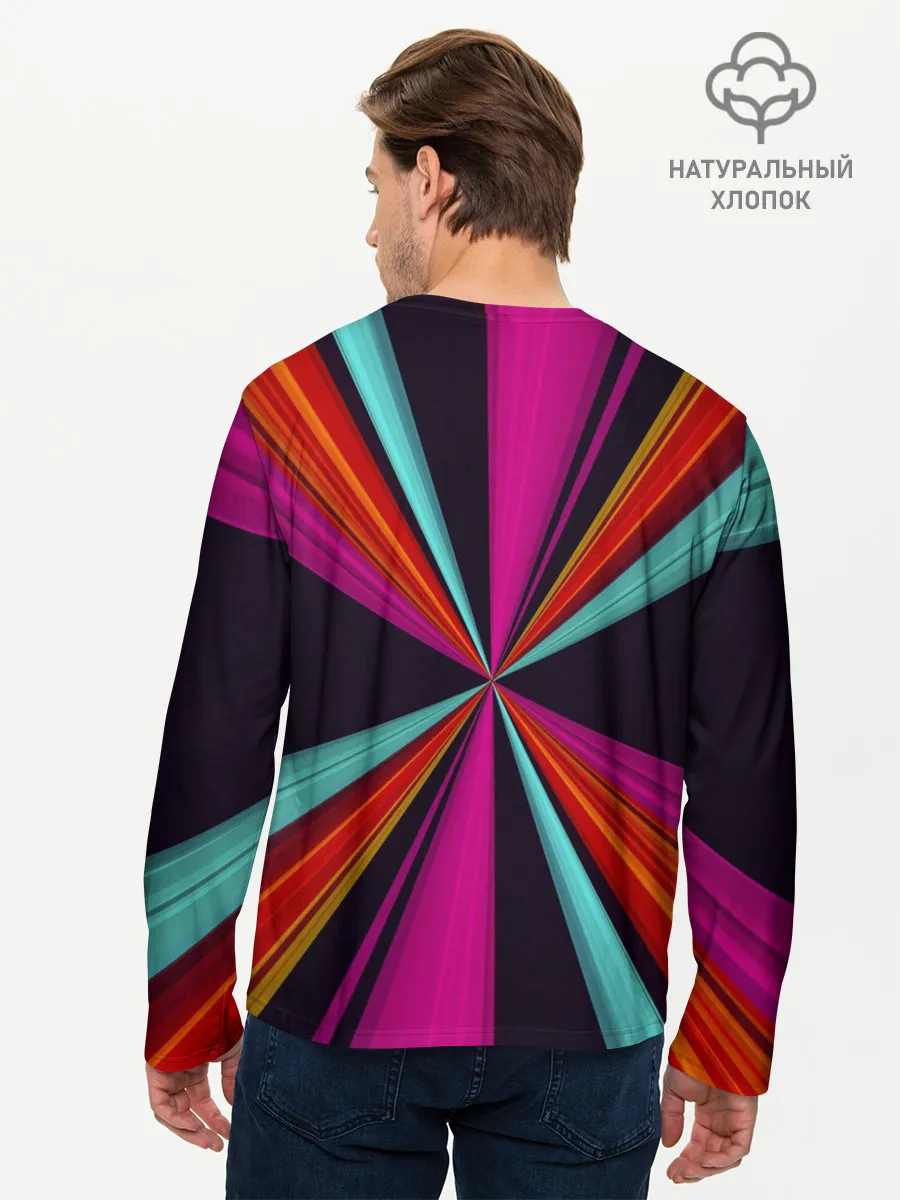 Мужской лонгслив базовый / Полосы