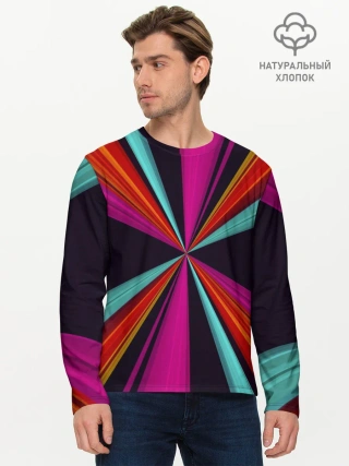 Мужской лонгслив базовый / Полосы