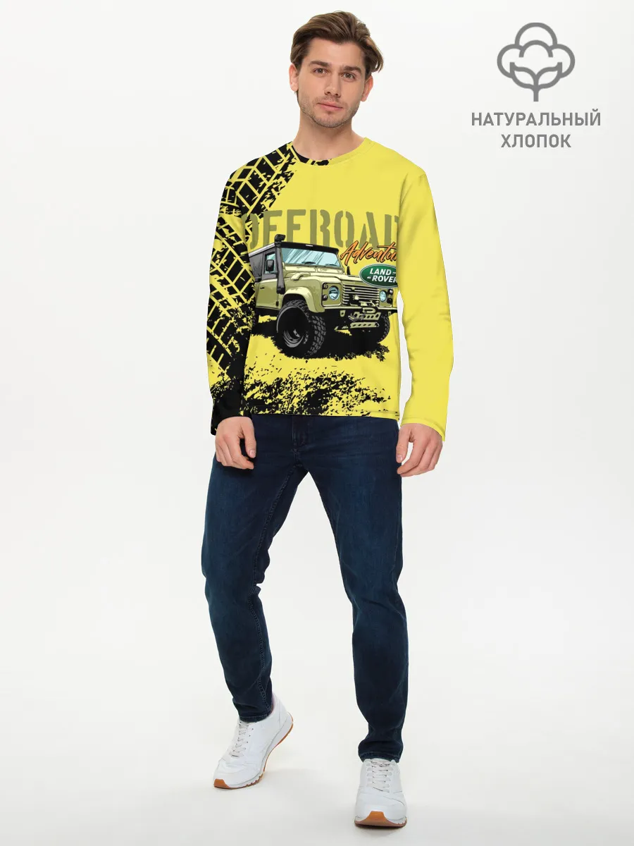 Мужской лонгслив базовый / LAND ROVER