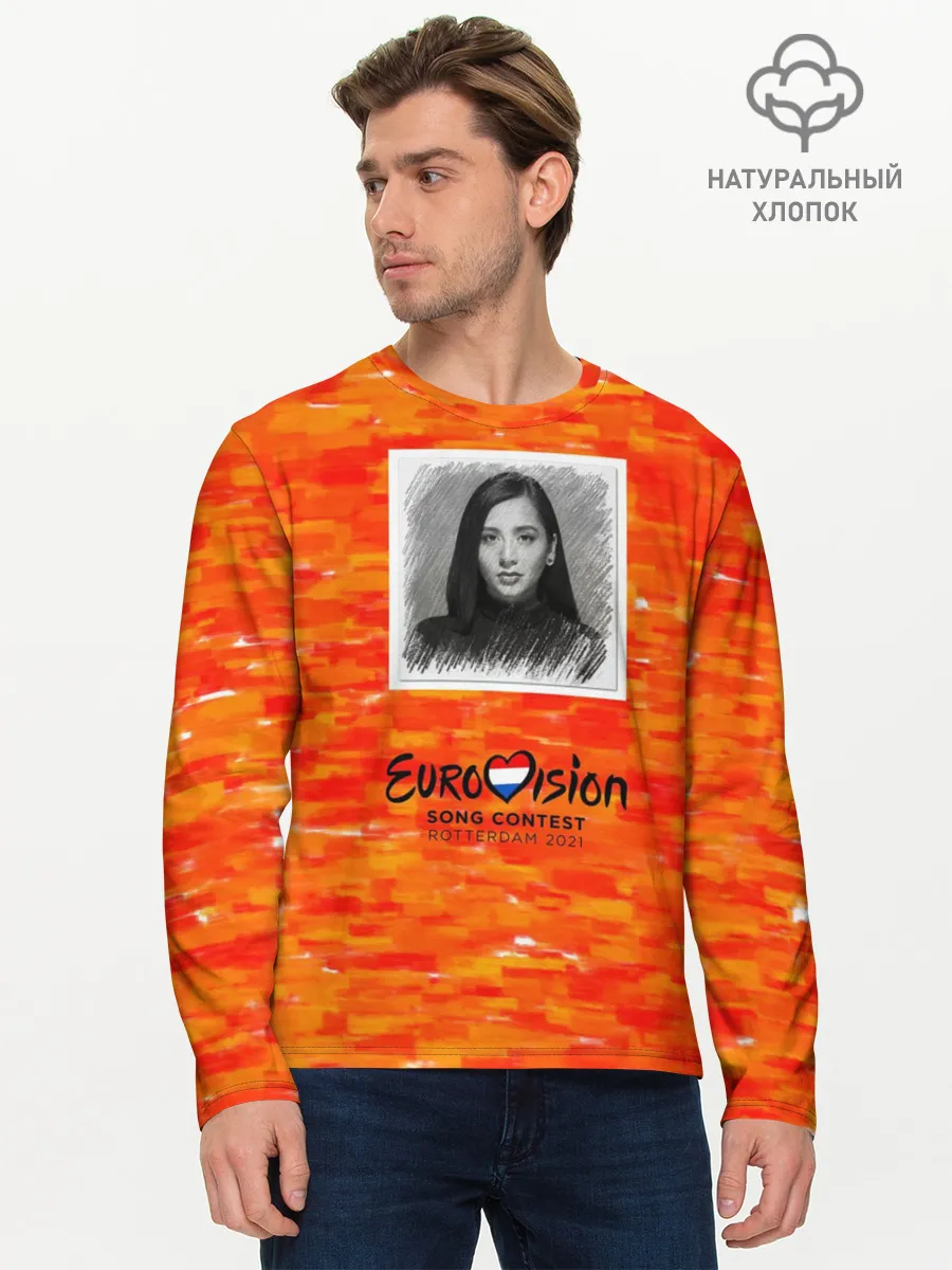 Мужской лонгслив базовый / Евровидение 2021 $